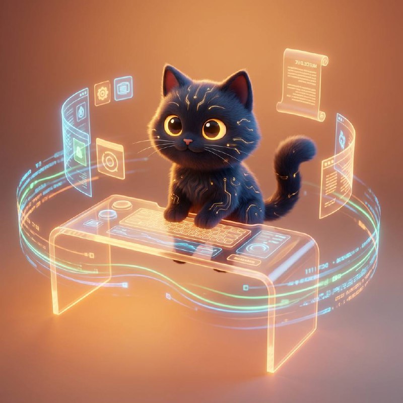 小屿 - 赛博黑猫